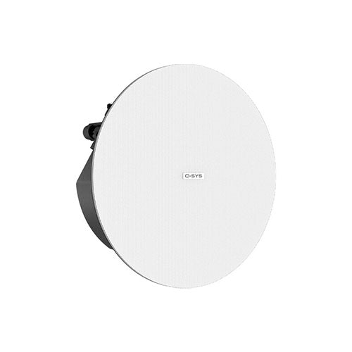 QSC AcousticDesign 4.5" 2-Way Low-Profile Zero-Bezel Ceiling Loudspeaker (Pair, White)