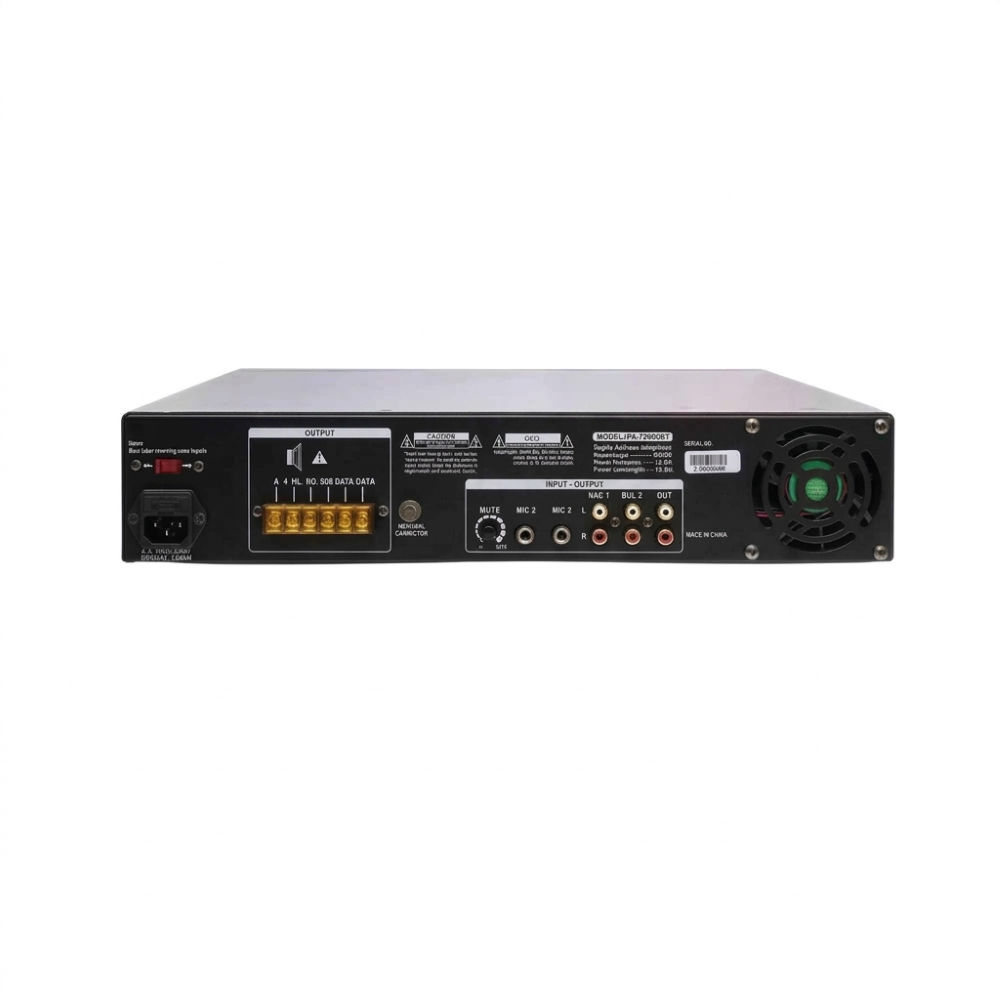 ProSound AT-1650BT 650W Rack Mount Mixer Amplifier with Bluetooth, USB & FM