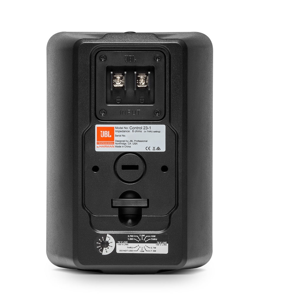 JBL Control 23-1 مكبر صوت مدمج للغاية للأماكن المغلقة/الخارجية/مقدمة الصوت 