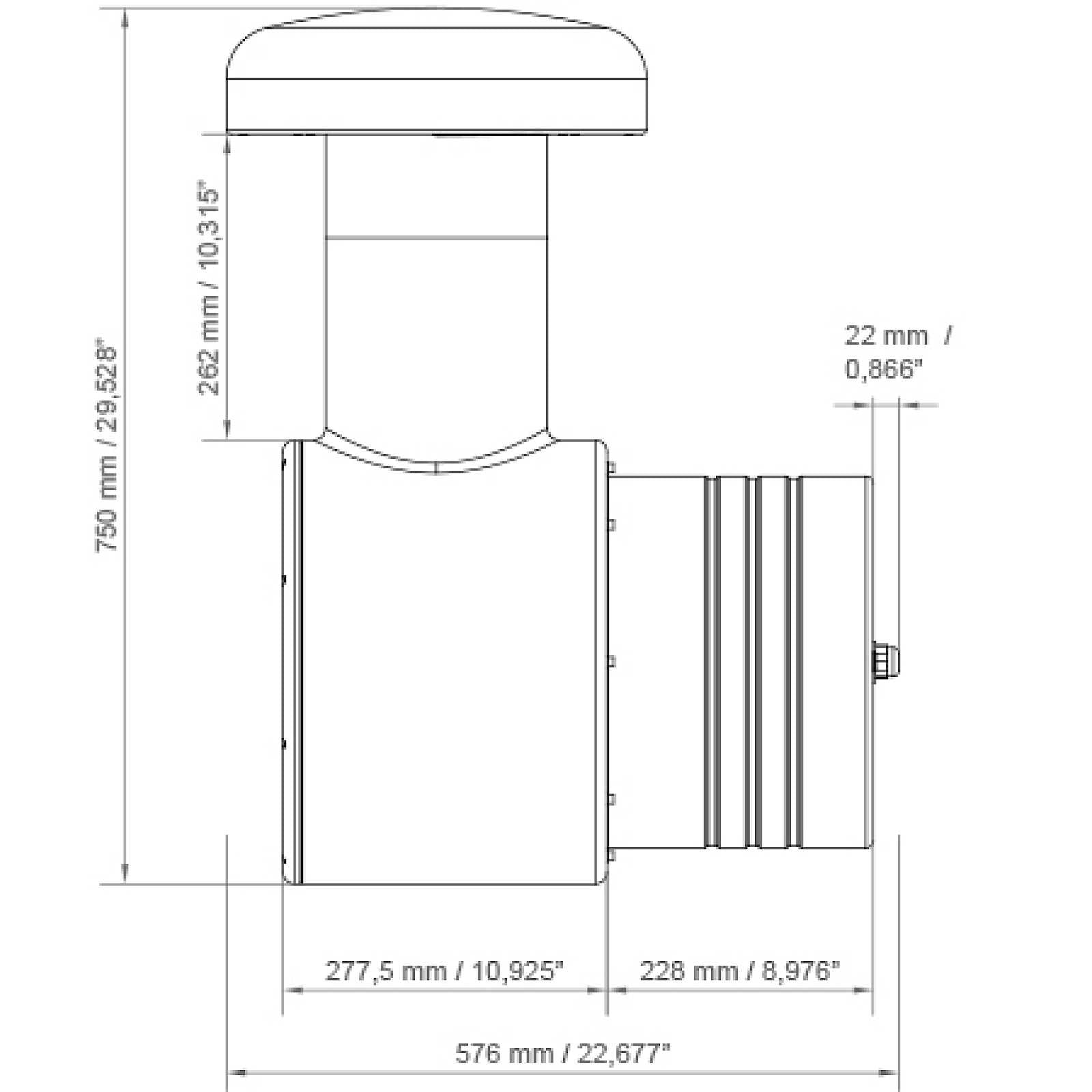 Monitor Audio CLG W12 - Outdoor Passive Subwoofer