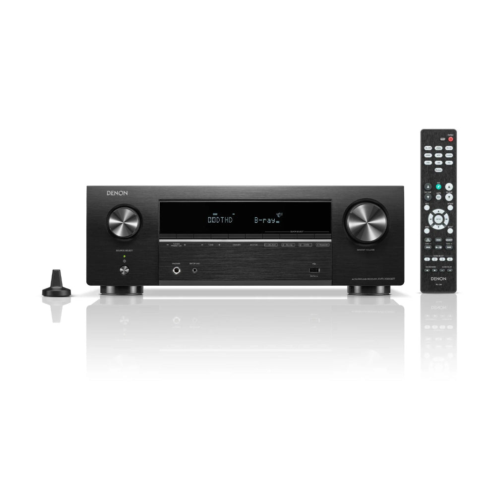 Denon AVRX580BTBKE2 – 5.2-Channel 8K AV Receiver