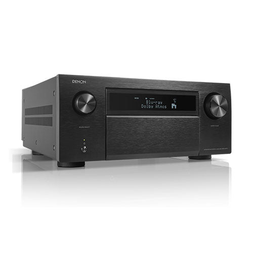 Denon AVCA1HBKE2 5.4 Ch. 210W 8K AV Receiver with HEOS