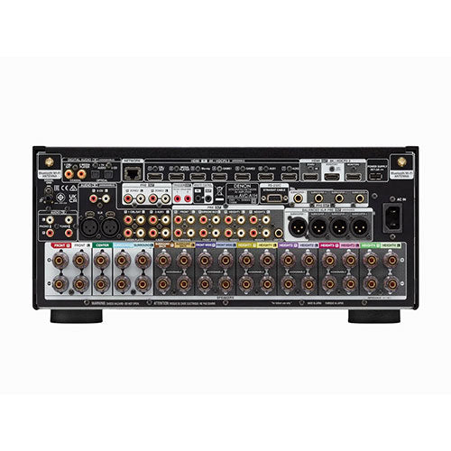 Denon AVCA1HBKE2 5.4 Ch. 210W 8K AV Receiver with HEOS