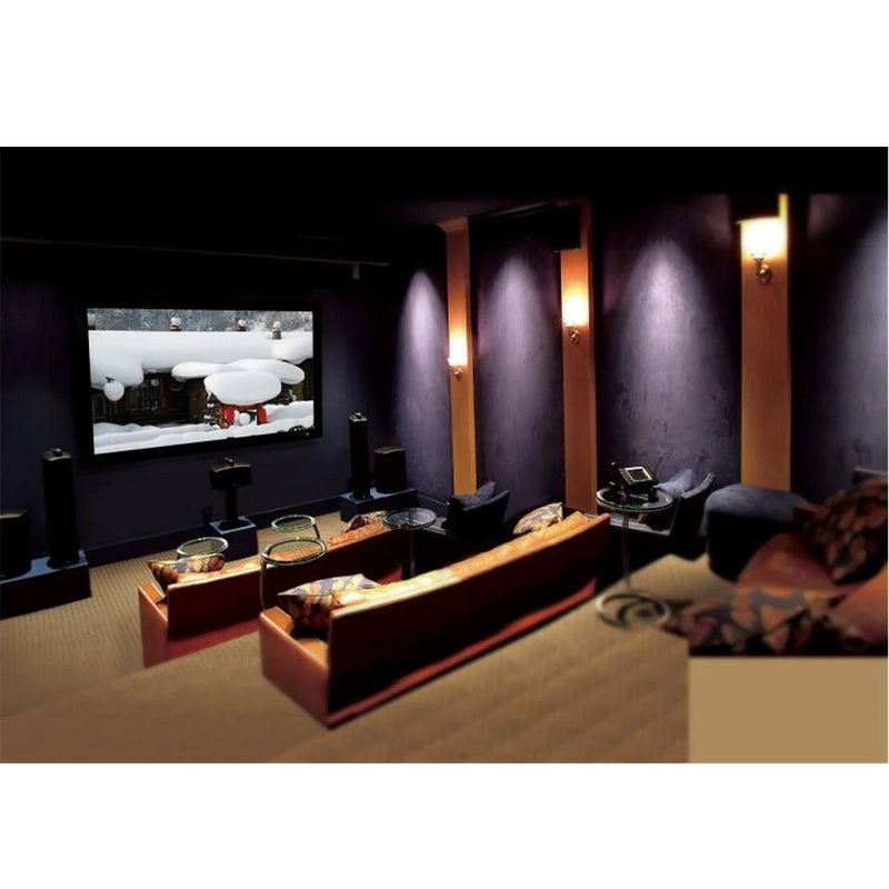 Elite Aeon Fresnel Series Ambient Light Rejecting, 16:9, Home Theater Fixed Frame Projector Screen, Standard Throw Projectors