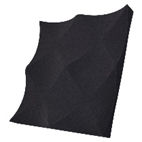 CINEMA ROUND AL80 Absorber - Black Color (60x60 CM)