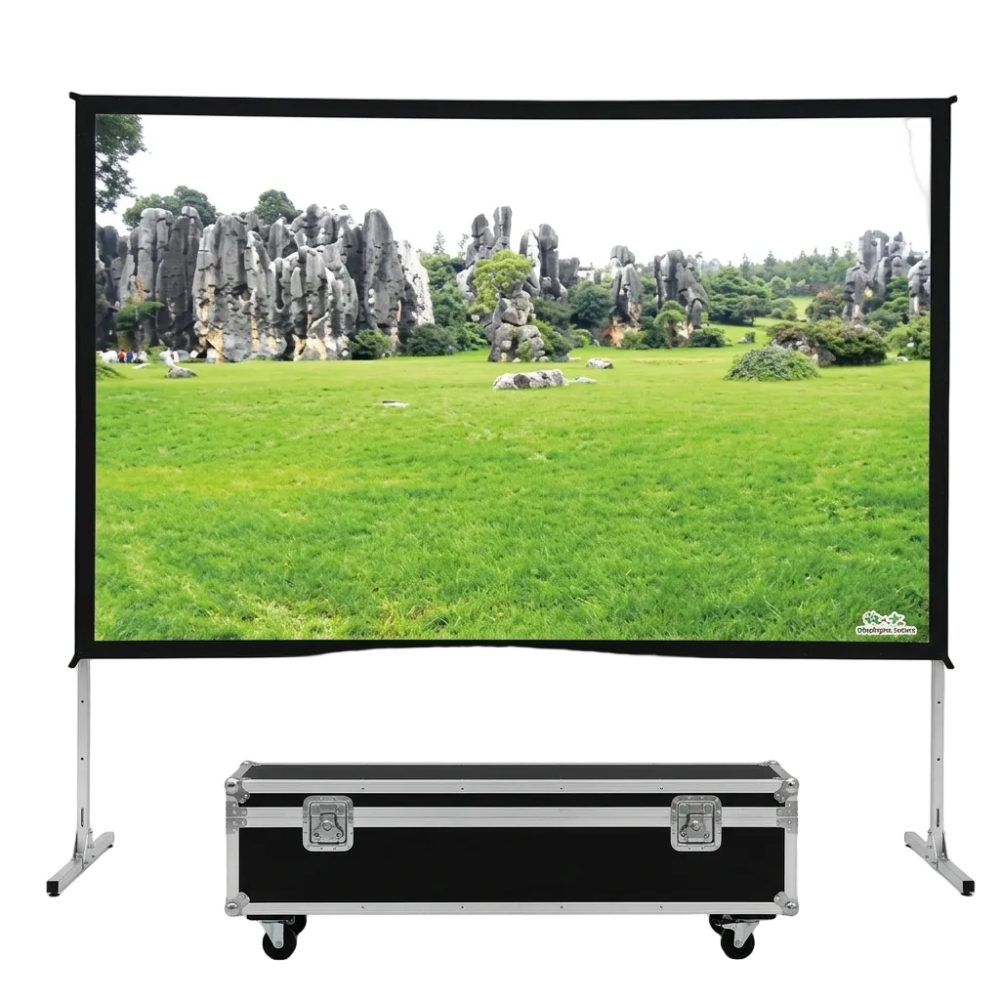 Cinecomfort Fast Fold Portable Projection Screen – Professional Event Outdoor Screen