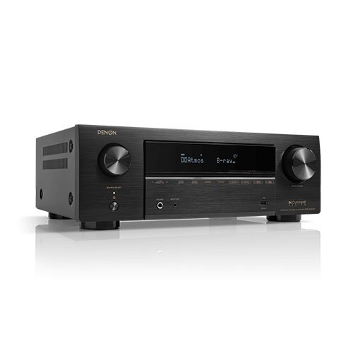 Denon AVR-X1800H 7.2-Channel AV Receiver Home Theater Bundle with Klipsch R-600F, R-50C, R-50M, R-40M & R-121SW Speakers