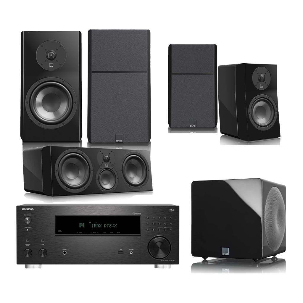 Ultra Evolution Bookshelf 5.1 Home Theater System x TX-RZ30 9.2-Channel THX Certified AV Receiver with Dirac Live Bundle