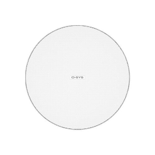 QSC AcousticDesign 4.5" 2-Way Zero-Bezel Ceiling Loudspeaker (Pair, White)