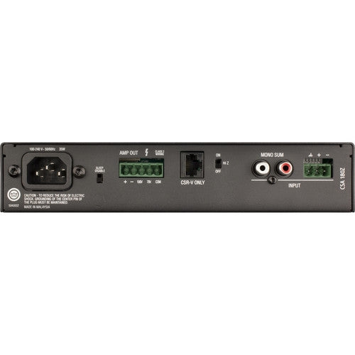 JBL NCSA180Z-U-EU 1 x 80W DriveCore Amplifier