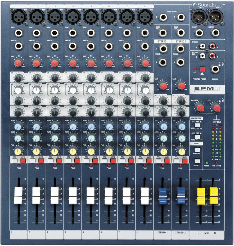 Soundcraft EPM8 Low-cost high-performance mixers