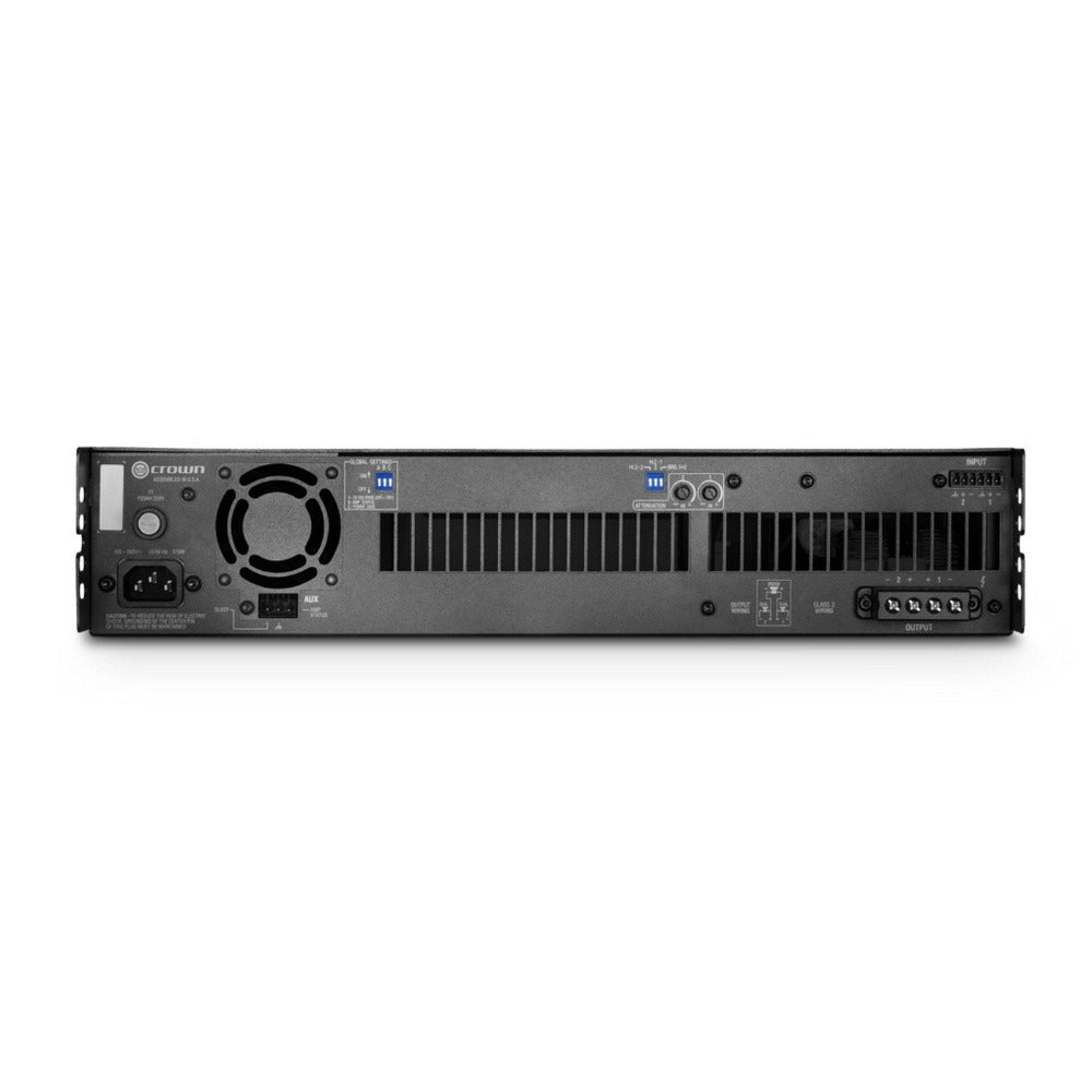 مضخم صوت تناظري ثنائي القناة بقوة 600 واط من Crown Audio DCI2X600-U-EKFX 