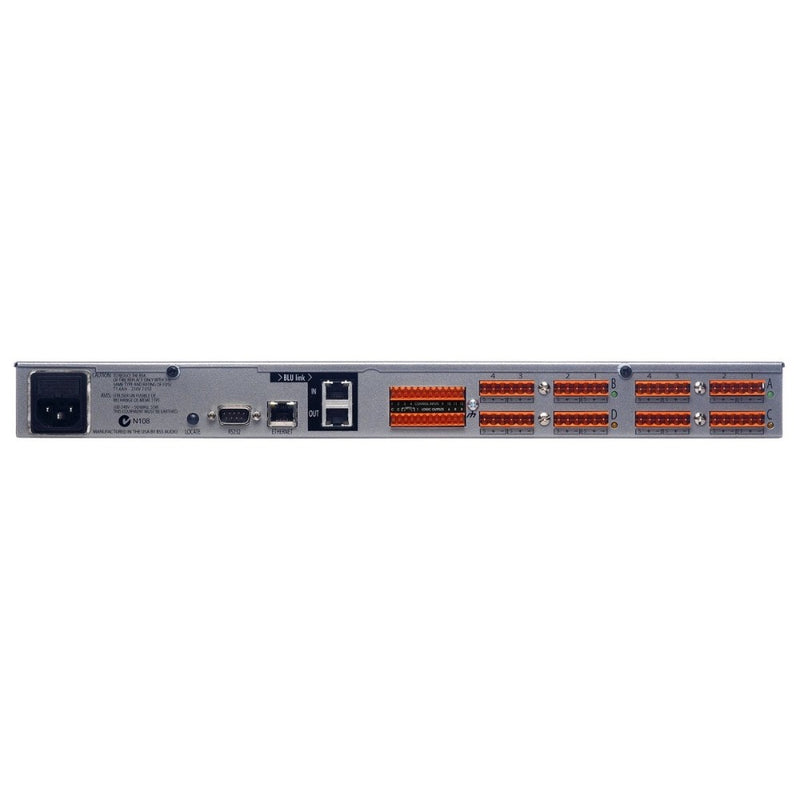 BSS BLU-326 I/O Expander with BLU link and Dante / AES67 / EN 54-16 Compliant for Life Safety Applications