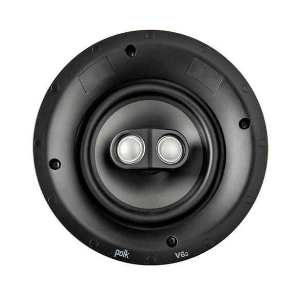 POLK AUDIO V6S مكبر صوت ستيريو في السقف مزود بمحرك مقاس 6.5 بوصة 