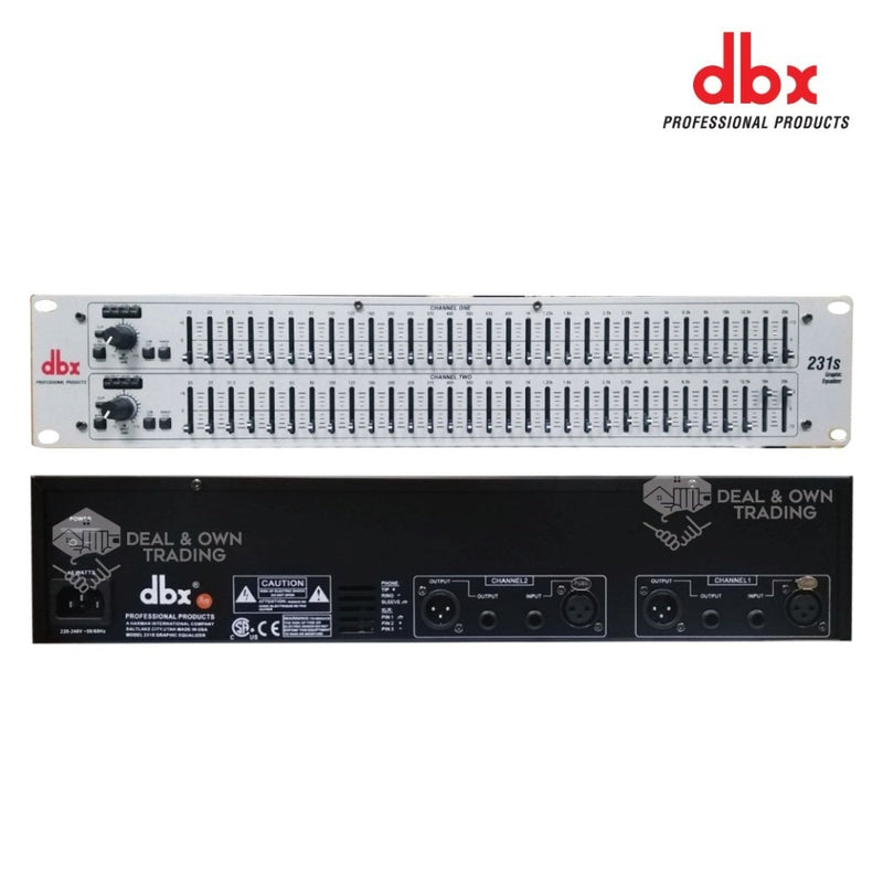 DBX 231SV-EU DUAL 31 BAND GRAPHIC EQUALIZER