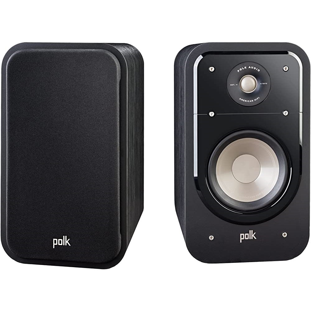 Polk Audio S20 Signature Bookshelf Speakers - Black