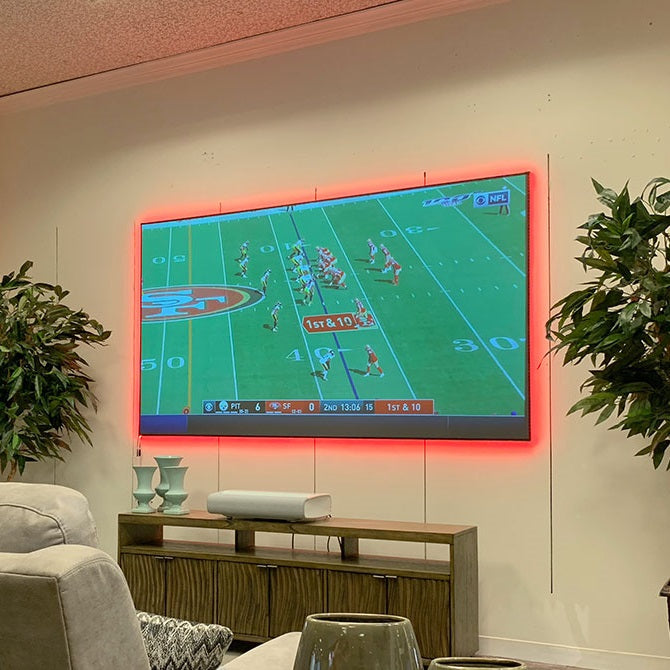 Elite Aeon CLR 3 Series Ambient Light Rejecting Screens,16:9, 4K/8K, Ultra HD, 3D, Home Theater Fixed Frame Projector Screen, CineGrey, Ultra and Short Throw Projectors