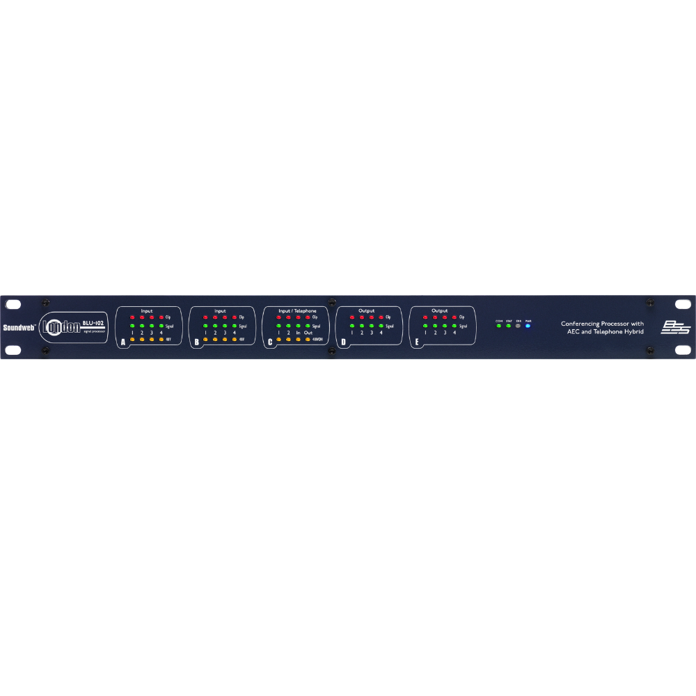 BSS BLU-102 Conferencing Processor with AEC and Telephone Hybrid