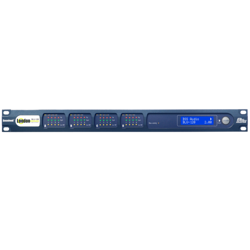 موسع الإدخال/الإخراج BSS BLU-120 مع وصلة BLU / متوافق مع EN 54-16 لتطبيقات سلامة الحياة 