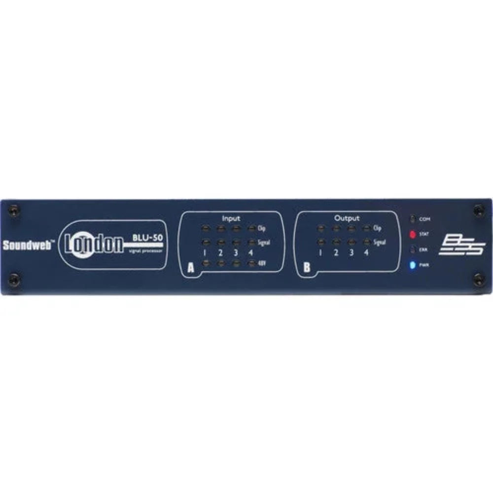 BSS BLU-50 4x4 Signal Processor with BLU link