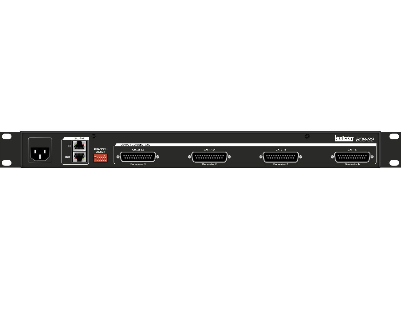 Lexicon BOB-32 Breakout Box For QLI Processor To Amps