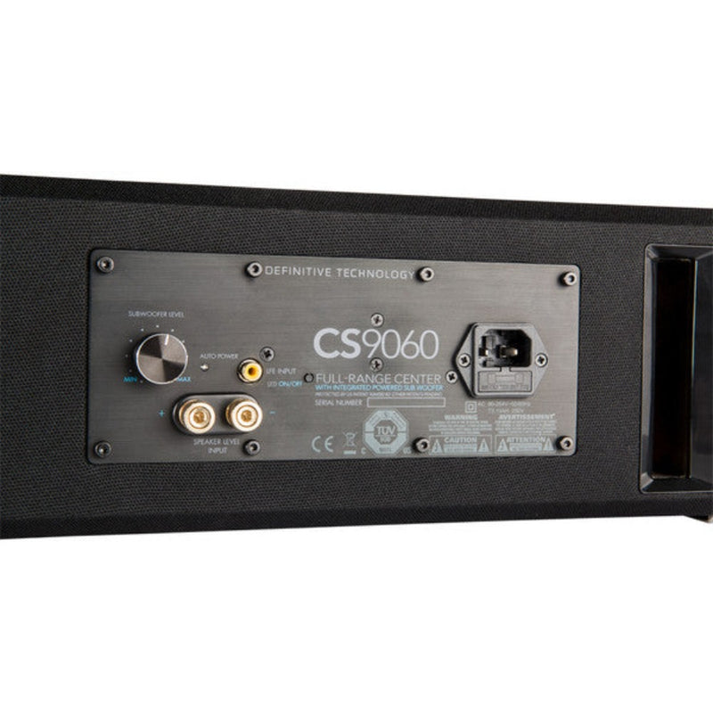 Definitive Technology CS9060 Center Channel Speaker with Integrated 8" Powered Subwoofer