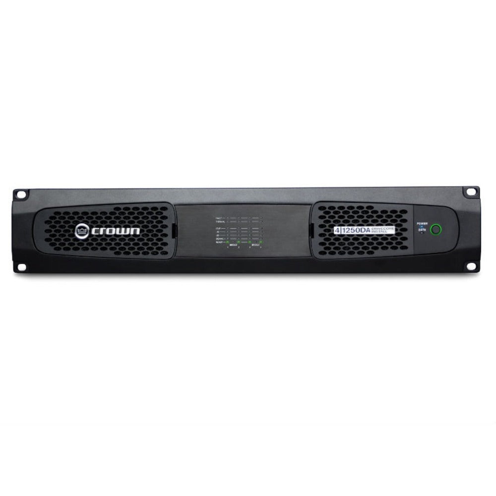 مضخم صوت كراون اوديو DCI2X1250-U-EKFX رباعي القنوات، 1250 واط 