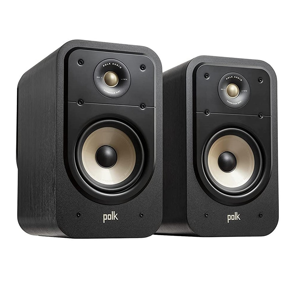 Polk Audio S20 Signature Bookshelf Speakers - Black