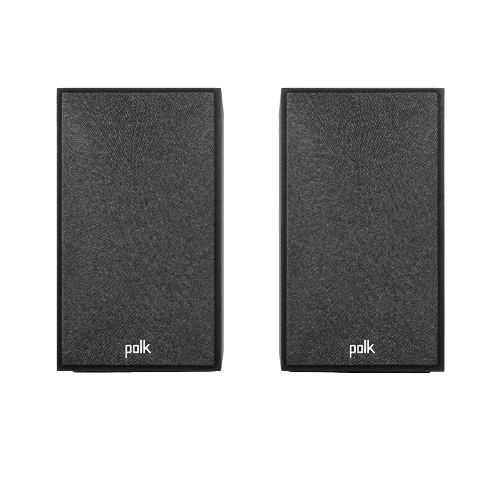 مكبرات صوت POLK AUDIO MONITOR XT20 عالية الدقة على رفوف الكتب 