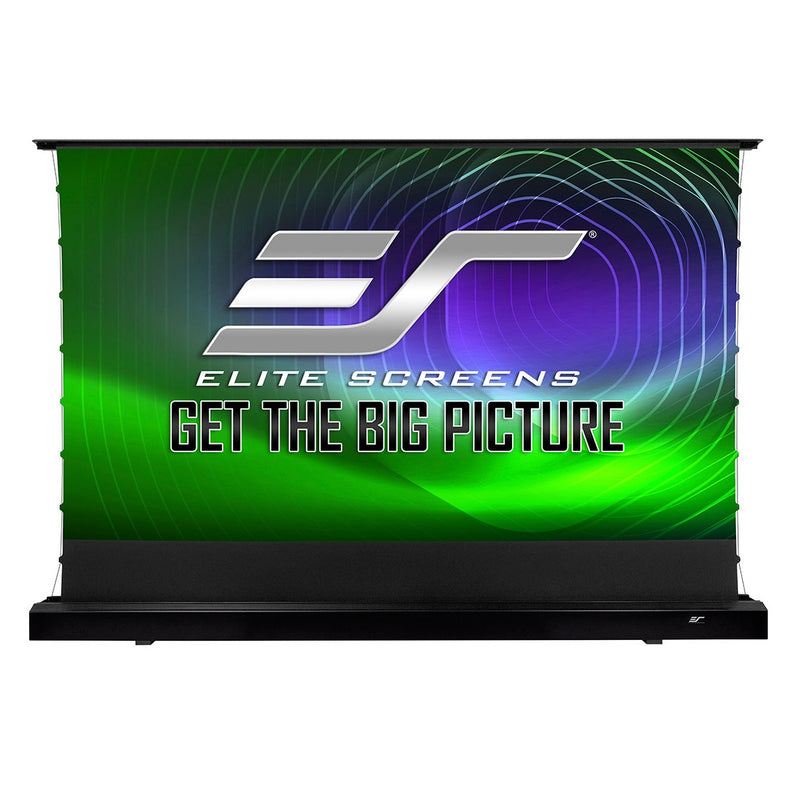 Elite Screen Aeon CineGrey 3D AT Series Acoustic Perforated Screen, 16:9, 4K/8K, Ultra HD Home Theater Fixed Frame Projector Screen, Standard Throw Projectors