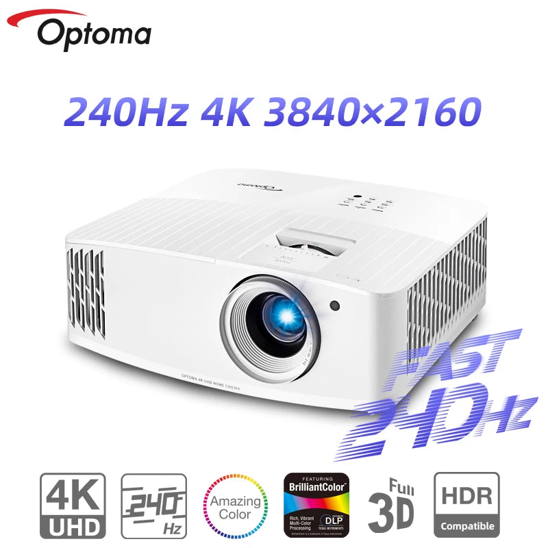 اوبتوما UHD506 | جهاز عرض 4K (3840x2160) 240 هرتز للألعاب والأفلام والواي فاي