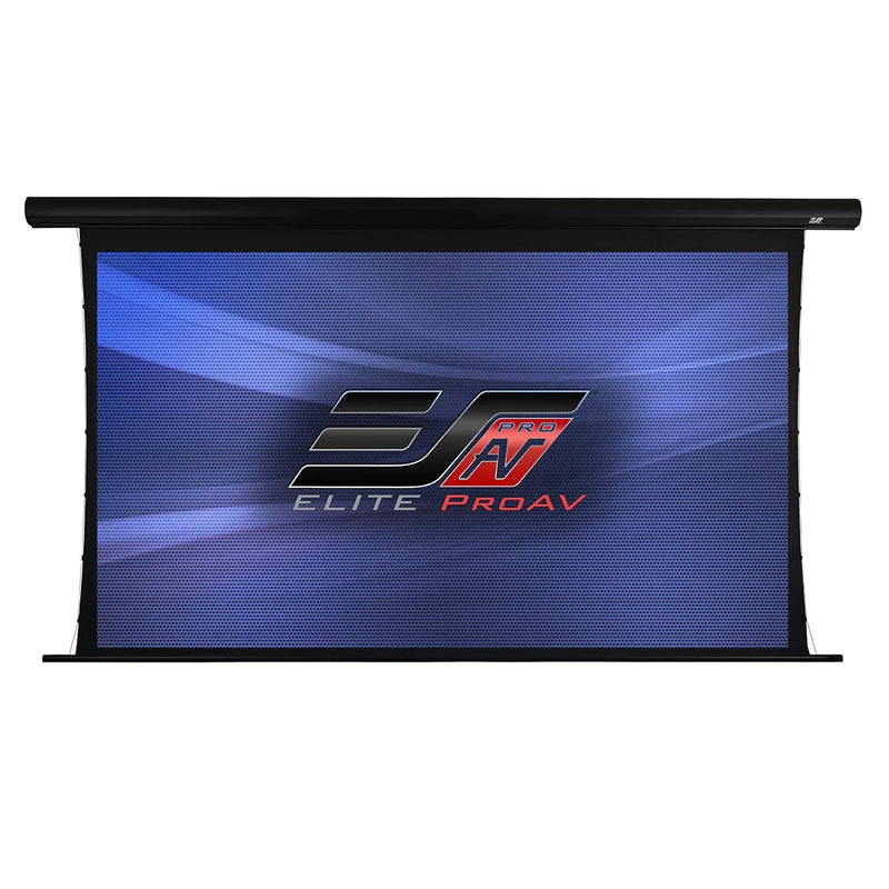 Elite Saker Tab-Tension CineGrey 5D Series Ambient Light Rejecting Screen, 16:9, Electric Roll Up Projector Screen, CineGrey, Standard Throw Projectors