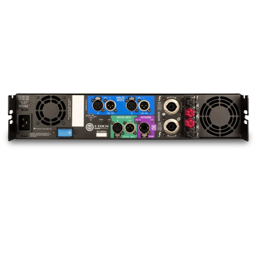 Crown IT5000HD-U-EKFX Two-Channel 2500W Version Amplifier