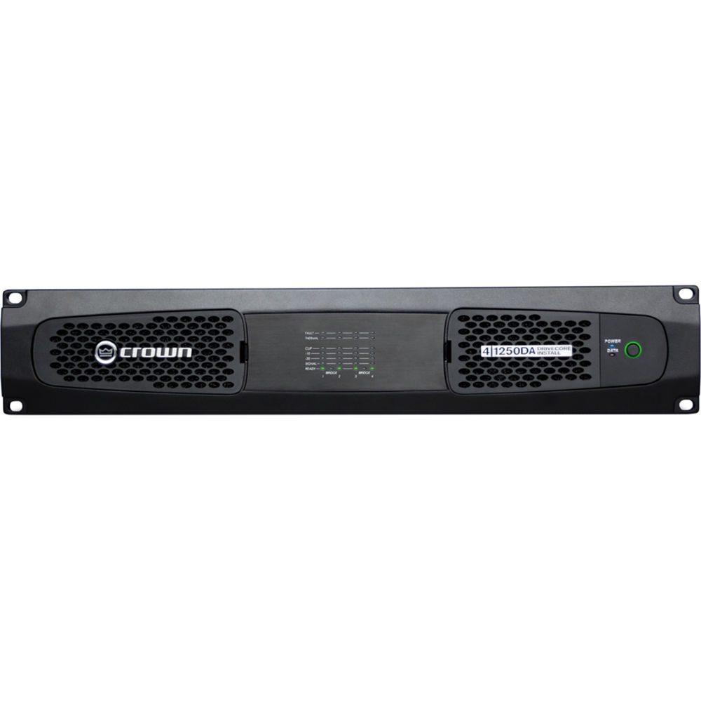 Crown Audio DCI4X1250DA-U-EKFX Dante-enabled With Four Channel DSP Amplifier