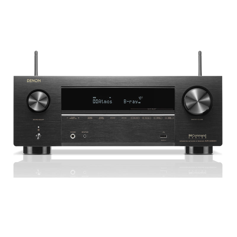 Denon AVR-X2800H 7.2 Channel Home Theater Receiver with Dolby Atmos, Bluetooth, Airplay, Amazon Alexa