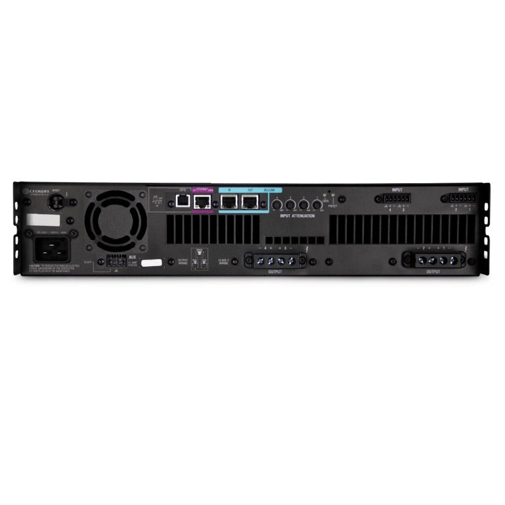 مضخم صوت كراون اوديو DCI4X300-U-EKFX رباعي القنوات، 300 واط