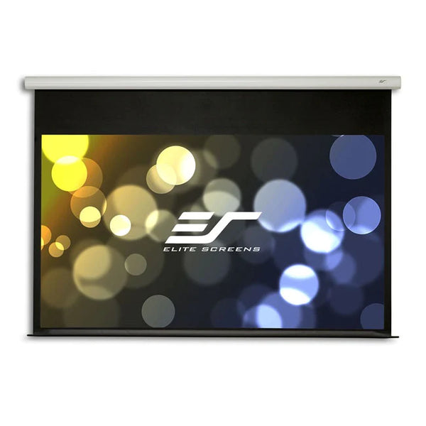 سلسلة Elite Spectrum 2، نسبة عرض إلى ارتفاع 16:9، باللون الأبيض، وشاشة عرض كهربائية، وأجهزة عرض قياسية 